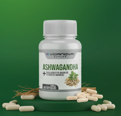 Ashwagandha + Magnesio 1000mg 60 CAPS