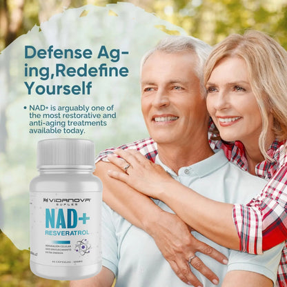 NAD+ RESVERATROL 1000MG 60 CAPS ORIGINAL